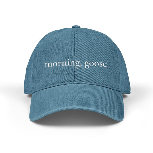 Morning, Goose Denim Hat